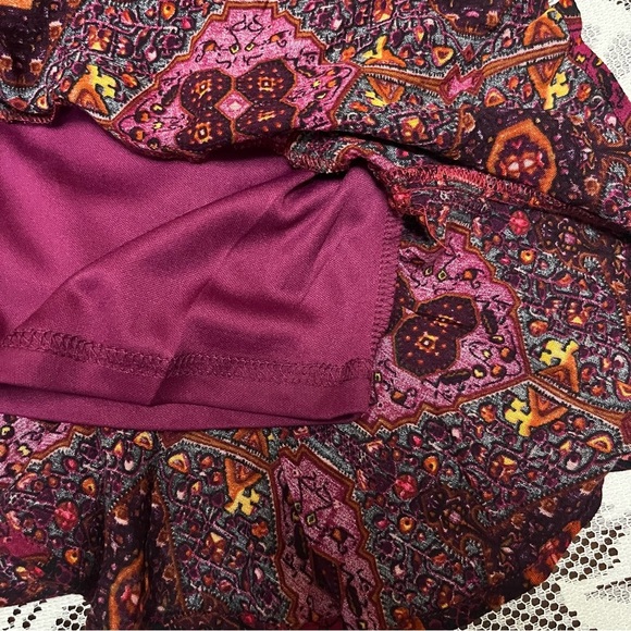 NWT love riche long sleeve ruffle mini dress with back cut out size medium - Picture 7 of 8